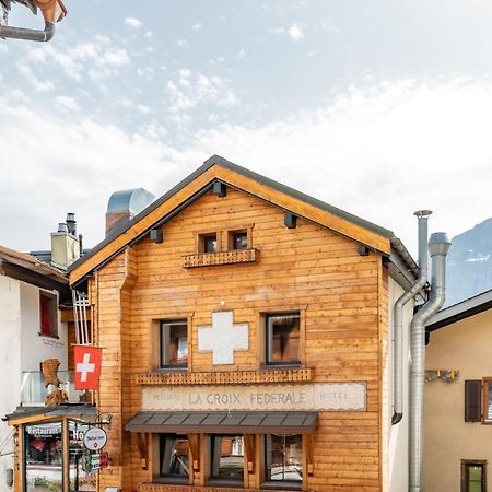 Hotel De La Croix-Federale Leukerbad Dış mekan fotoğraf